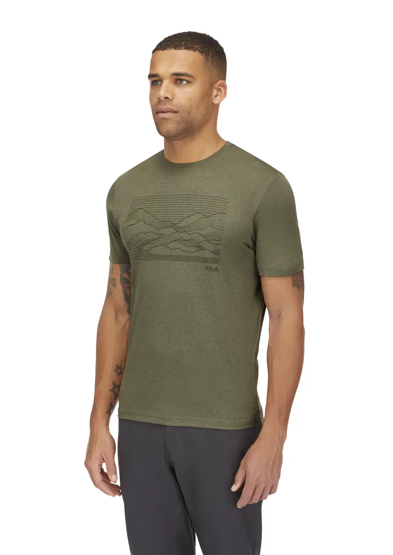 Rab Men's Mantle Outline Tee Light Khaki-3