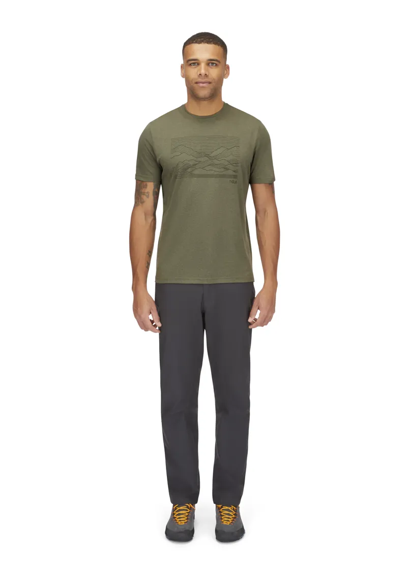 Rab Men's Mantle Outline Tee Light Khaki-5