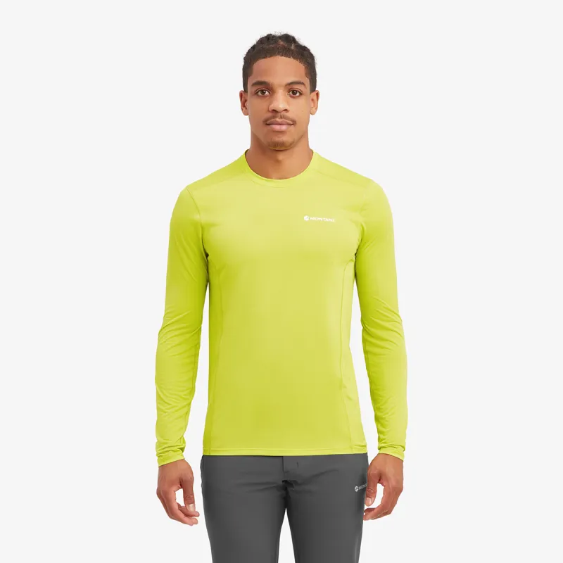 Montane Mens Dart Lite LS T-Shirt Citrus Spring-1