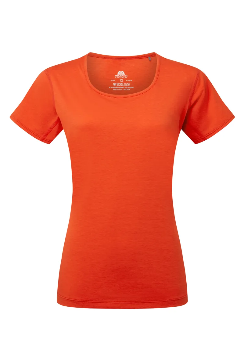 Mountain Equipment Women's Tempi T-Shirt Mandarin Red