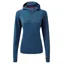 Mountain Equipment Women's Aiguille Hooded Top Majolica Blue