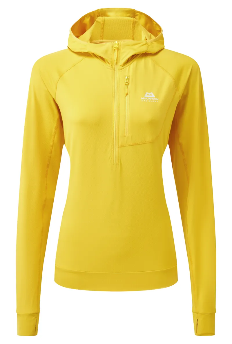 Mountain Equipment Women's Aiguille Hooded Top Lemon