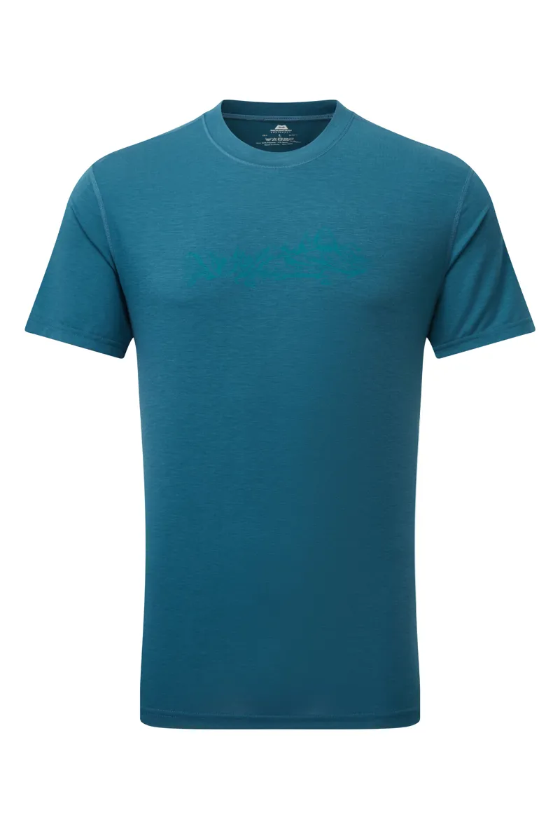 Mountain Equipment Men's Groundup Skyline T-Shirt Majolica Blue