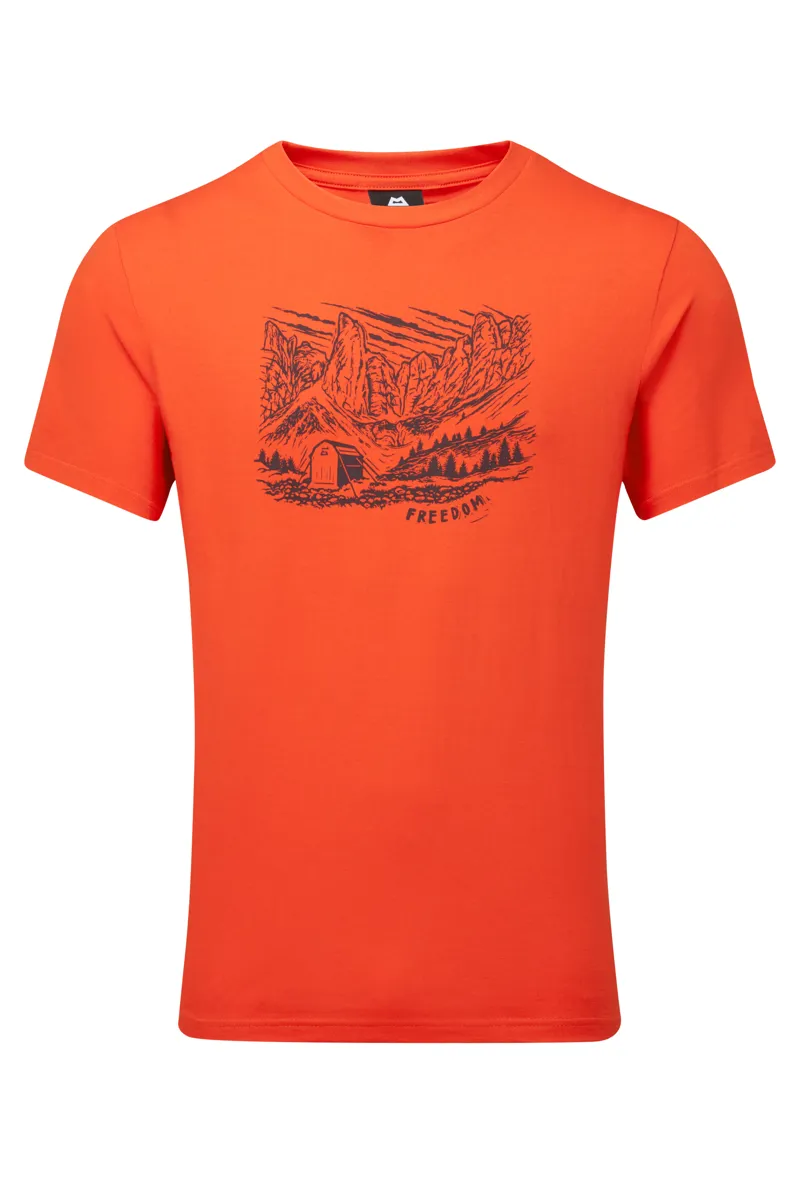 Mountain Equipment Men's Freedom T-Shirt Cardinal Orange