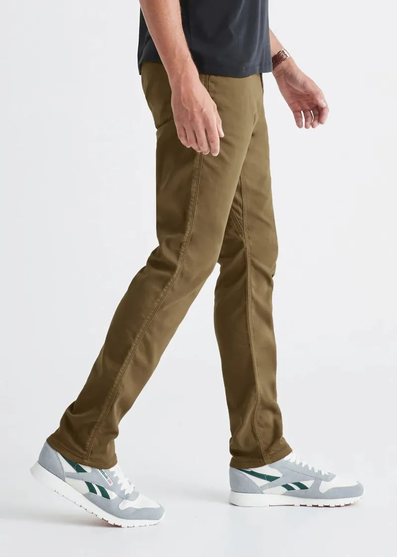 Duer Men's No Sweat Trousers Relaxed Tobacco-2