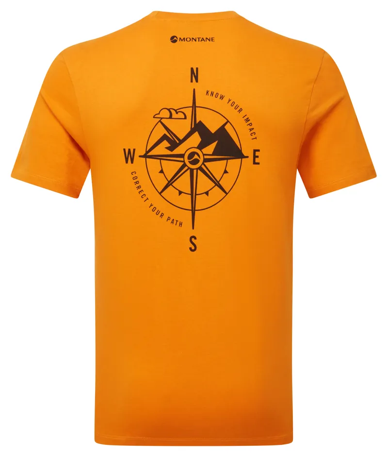Montane Men's Impact Compass T-Shirt Flame Orange-2
