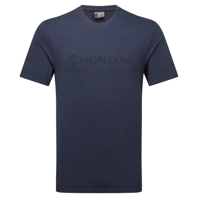 Montane Mens Mono Logo T-Shirt Eclipse Blue
