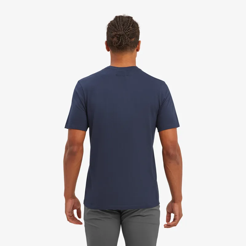Montane Mens Mono Logo T-Shirt Eclipse Blue-4