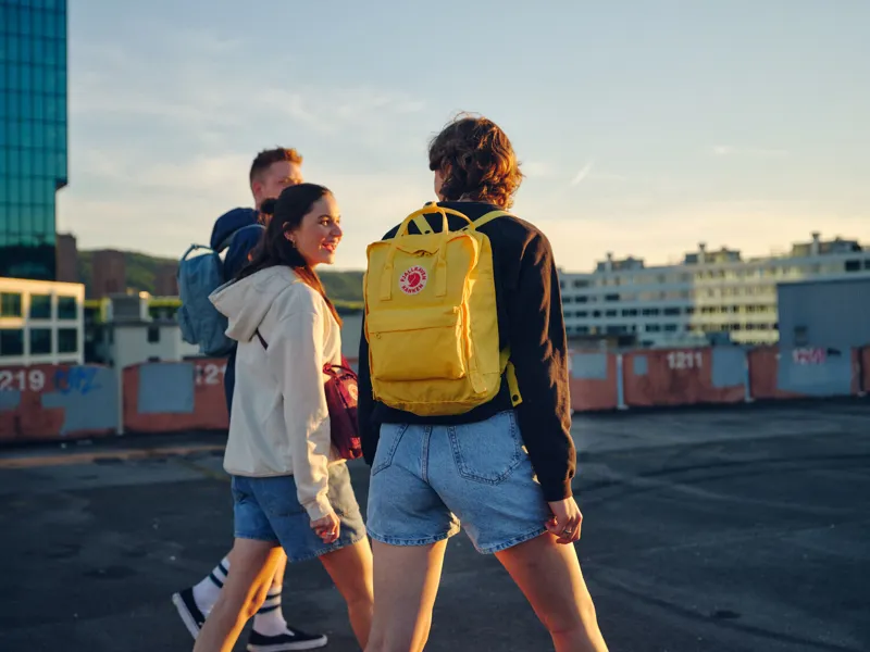 Fjallraven Kanken Classic Sky Blue/ Light Oak-4