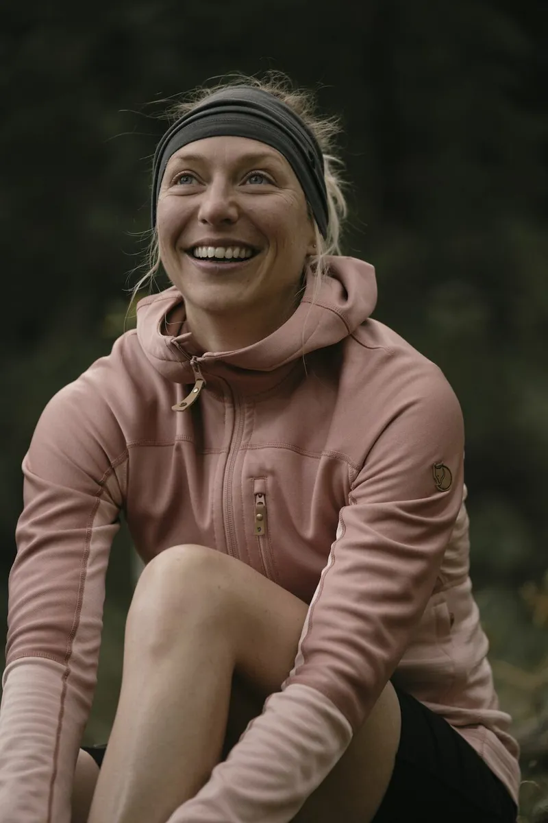 Fjallraven Women's Abisko Trail Fleece Chalk Rose /Dusty Rose-6