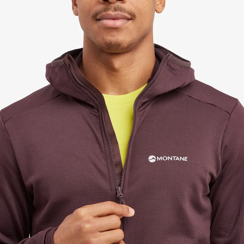 Montane Men's Protium Hoodie Dark Garnet-5