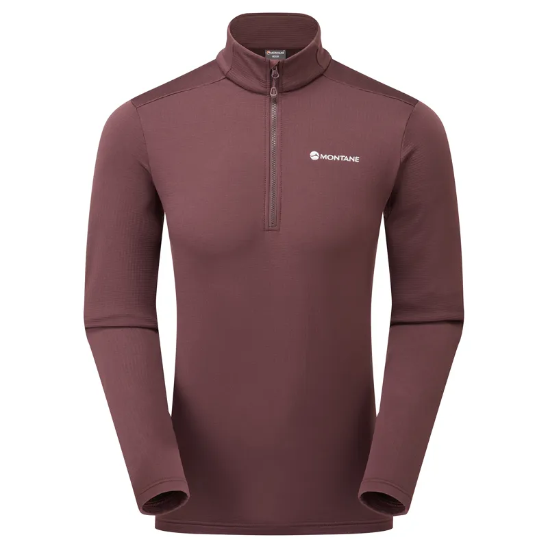 Montane Men's Protium Pull Dark Garnet