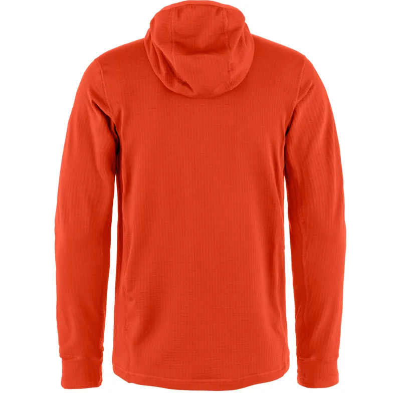 Tierra Men's Nallo Hooded Full Zip Warm Orange-1