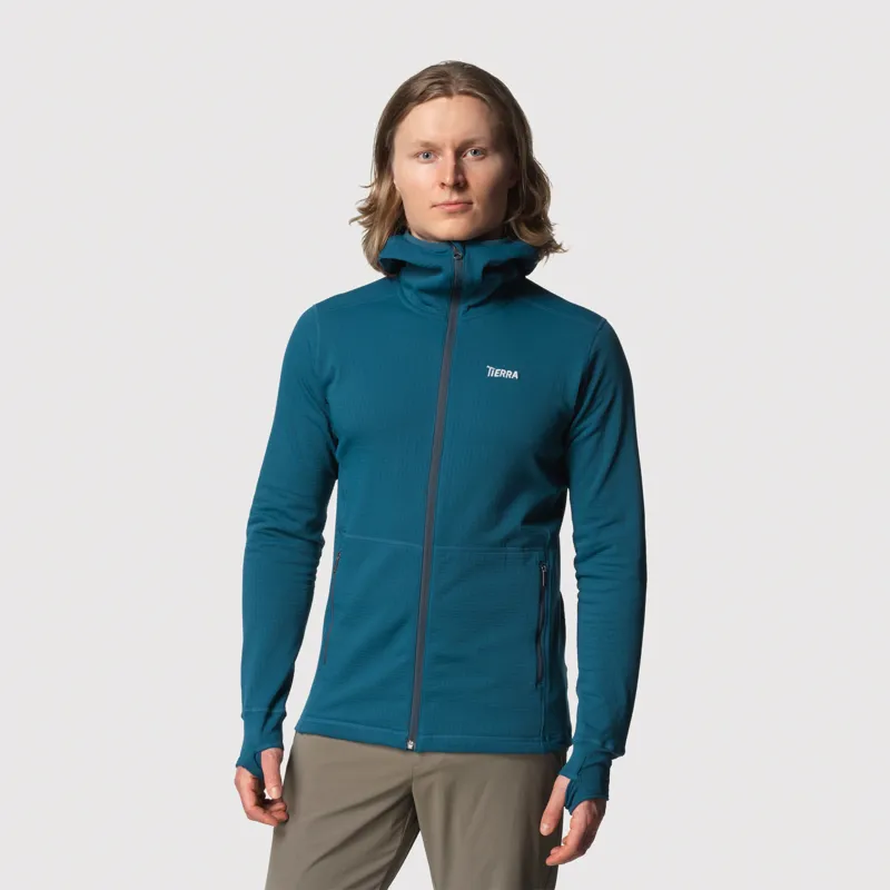 Tierra Men's Nallo Hooded Full Zip Deep Sea-4