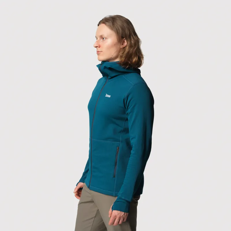 Tierra Men's Nallo Hooded Full Zip Deep Sea-5