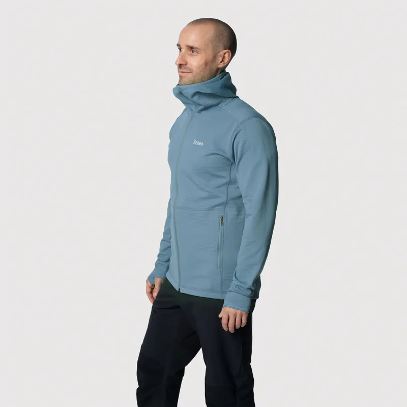 Tierra Men's Nallo Hooded Full Zip Infinity Blue-3