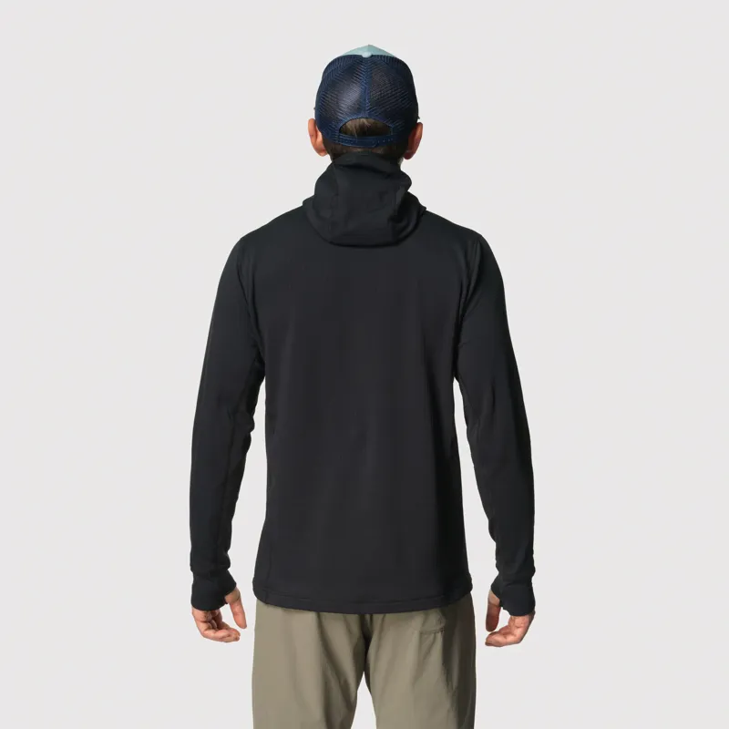 Tierra Men's Nallo Hooded Half Zip Black-3