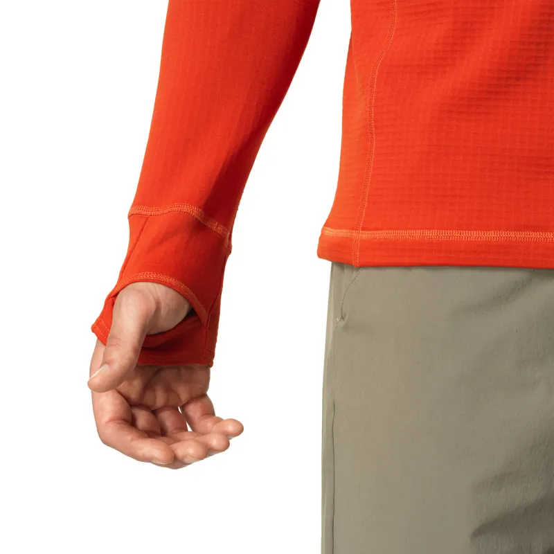 Tierra Men's Nallo Half Zip Warm Orange-5