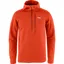 Tierra Men's Nallo Hooded Half Zip Warm Orange
