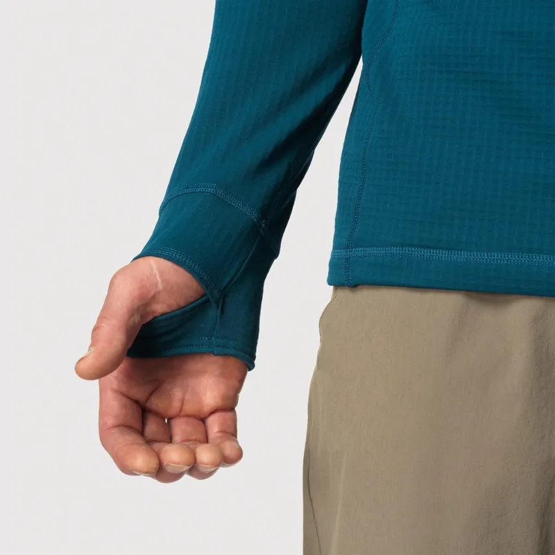 Tierra Men's Nallo Hooded Half Zip Deep Sea-4