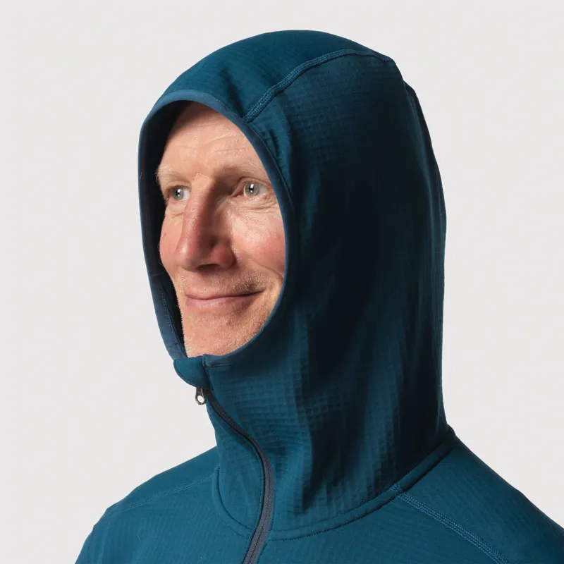 Tierra Men's Nallo Hooded Half Zip Deep Sea-3
