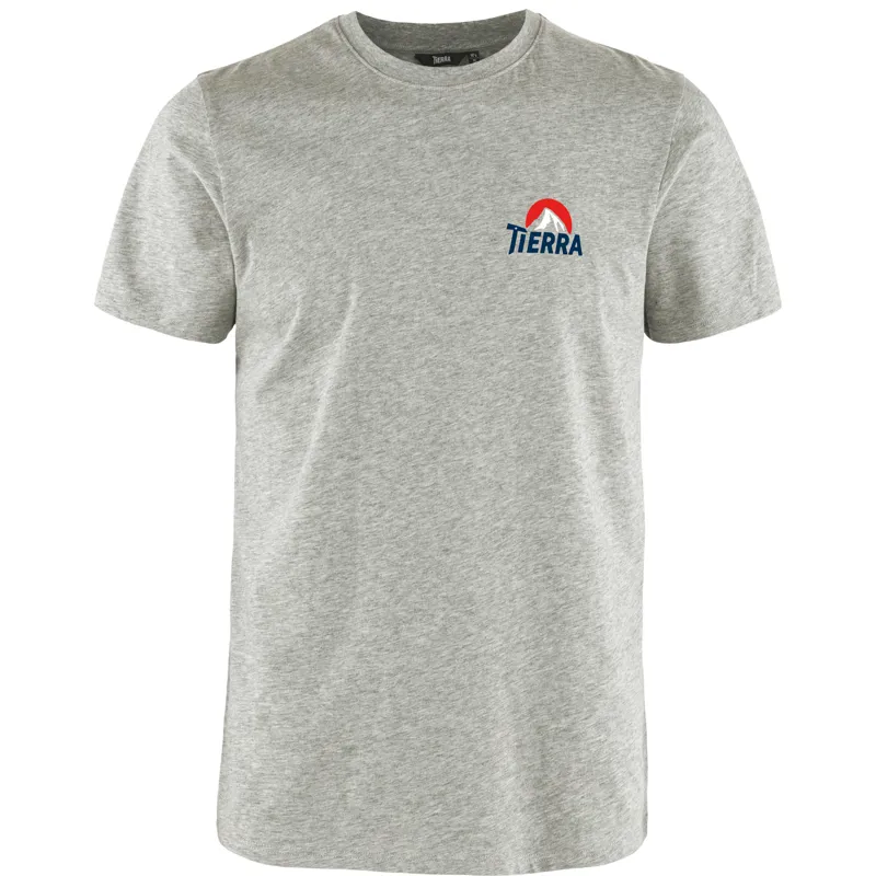 Tierra Men's OC Everest Multi T-Shirt Grey Melange