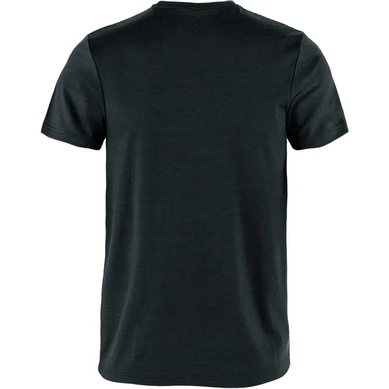 Tierra Men's Wool T-Shirt Black-1