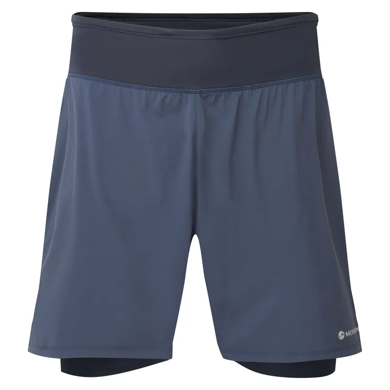 Montane Mens Slipstream Twin Skin Shorts Eclipse Blue