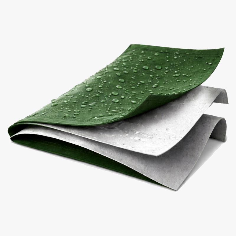 Three-layer waterproof construction in a mountaineering jacket