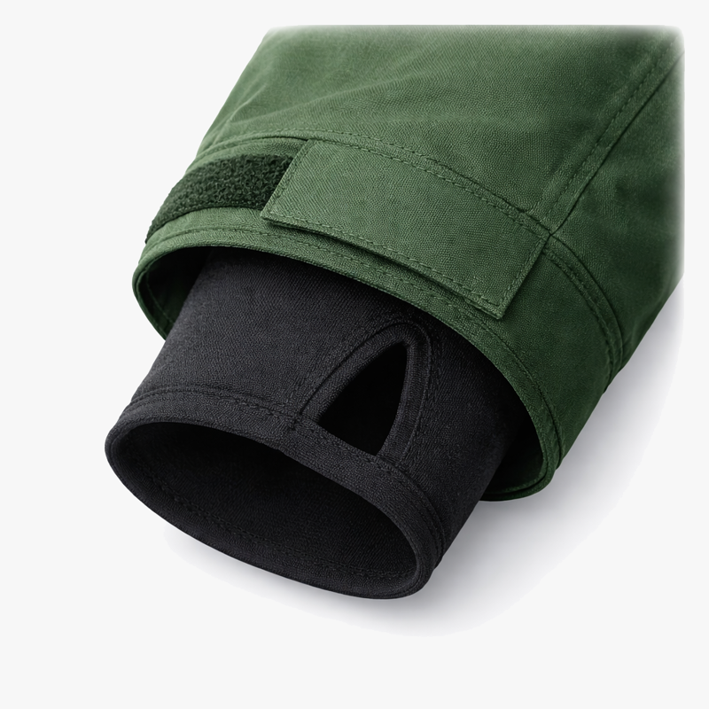 Storm-ready features on a climbing waterproof jacket