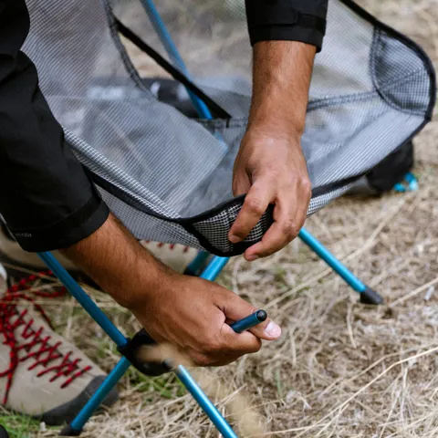 Helinox Chair Zero LT GhostGrid Fabric and DAC Frame