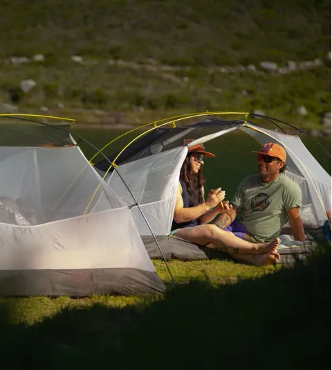 Nemo Dragonfly OSMO 3P Backpacking Tent in Use