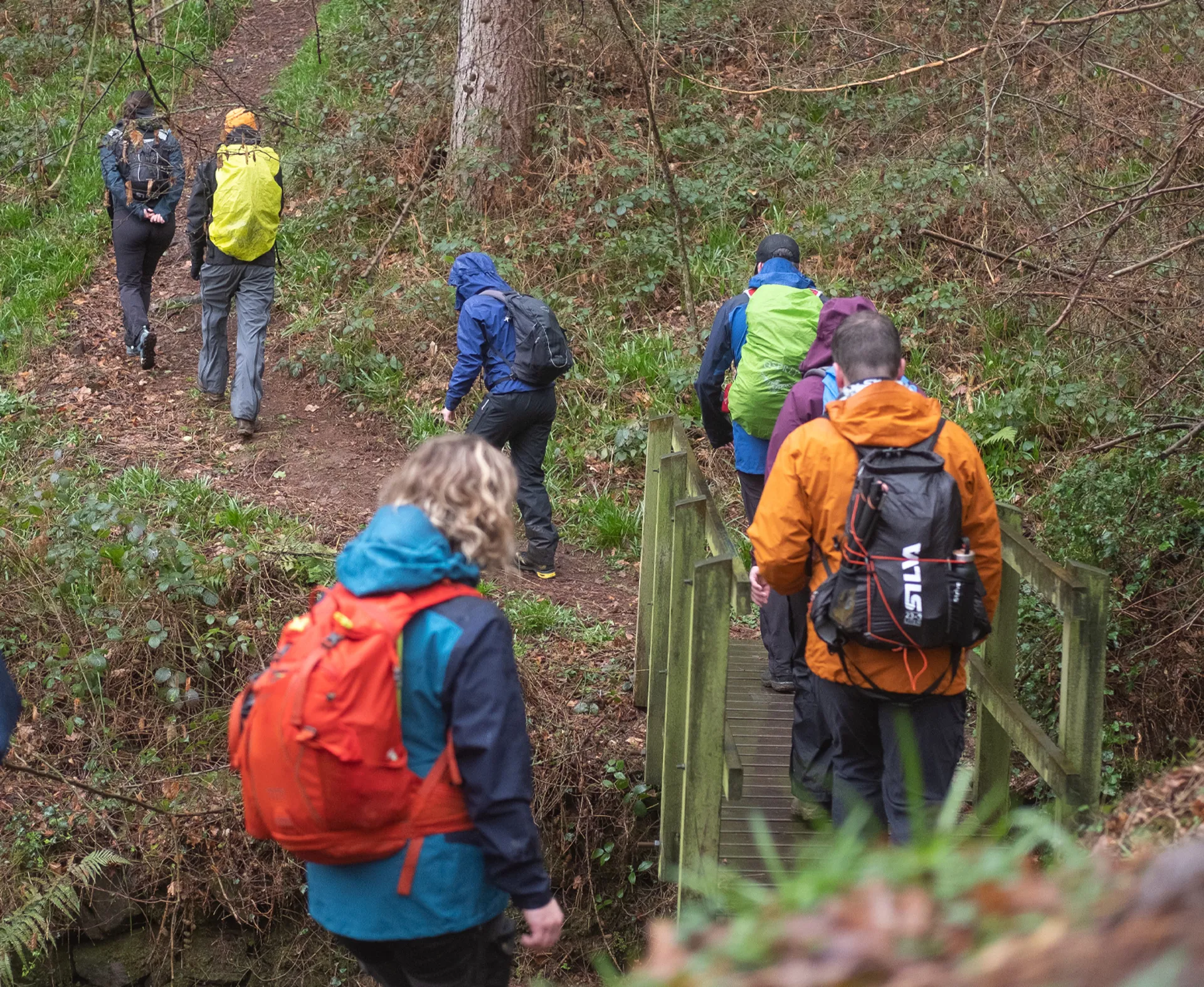 Water-resistant zip and ventilation detail on a waterproof jacket