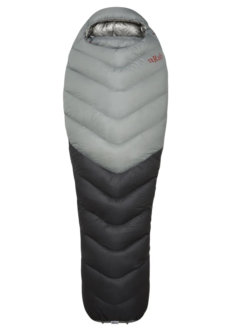 Rab Mythic Ultra 360 Sleeping Bag Cloud/ Graphene - Regular - Left Zip