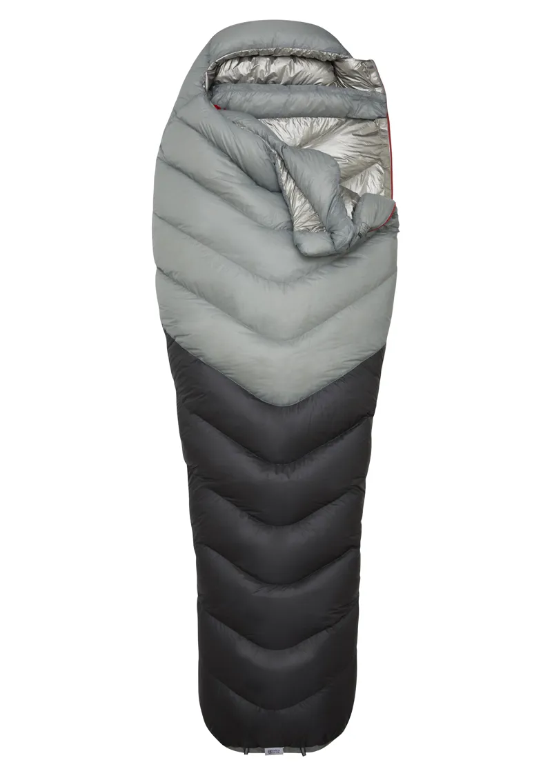 Rab Mythic Ultra 360 Sleeping Bag Cloud/ Graphene - Regular - Left Zip-1