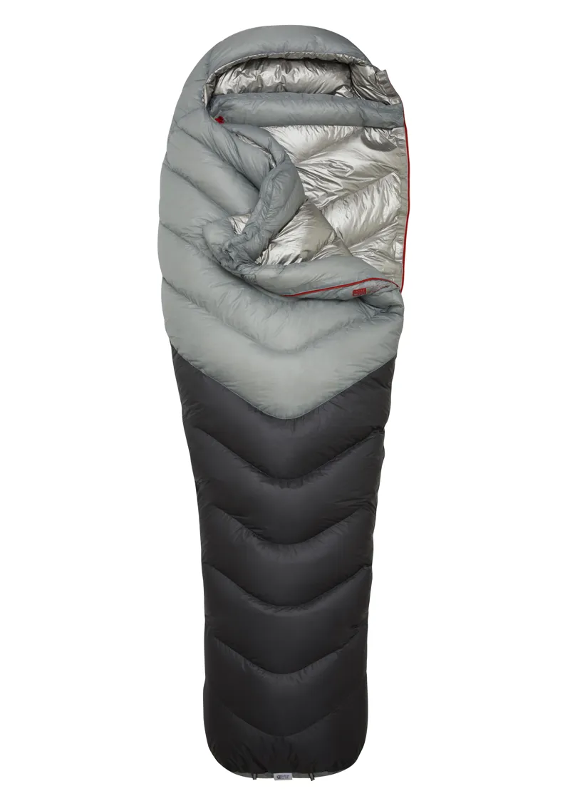 Rab Mythic Ultra 360 Sleeping Bag Cloud/ Graphene - Long - Left Zip-2
