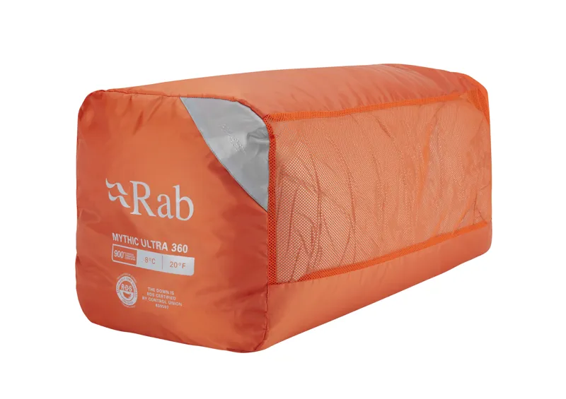 Rab Mythic Ultra 360 Sleeping Bag Cloud/ Graphene - Long - Left Zip-8