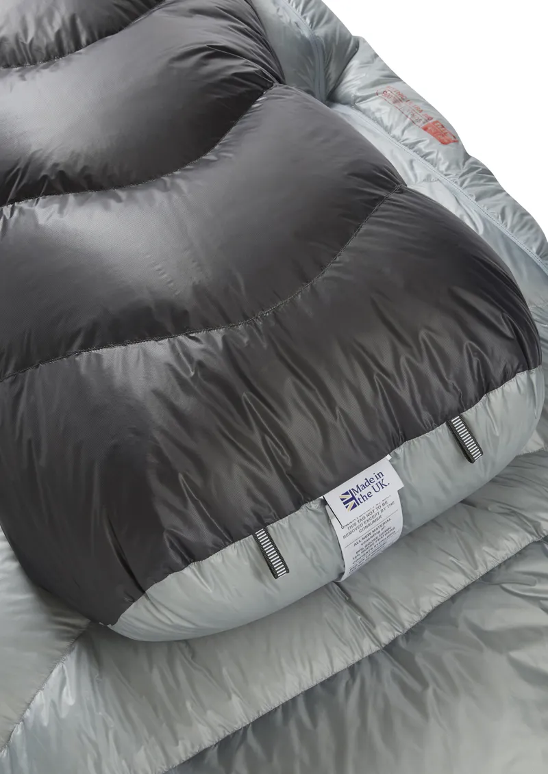 Rab Mythic Ultra 360 Sleeping Bag Cloud/ Graphene - Regular - Left Zip-5