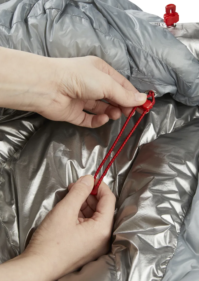 Rab Mythic Ultra 360 Sleeping Bag Cloud/ Graphene - Regular - Left Zip-4