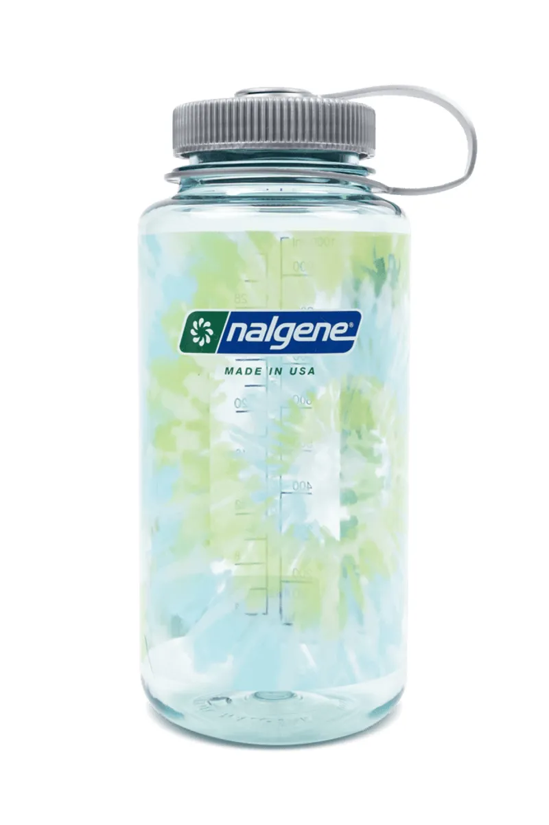 Nalgene Wide Mouth Tritan Sustain Bottle 1 Litre Seafoam Tie Dye