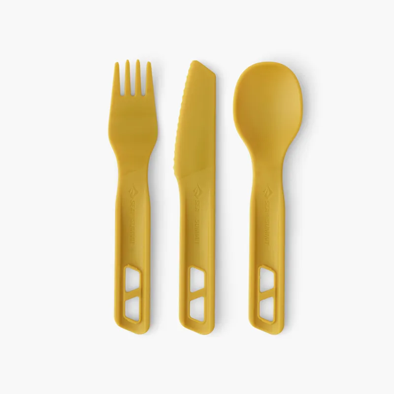 Sea to Summit Passage Cutlery 3-Piece Set Yellow-1