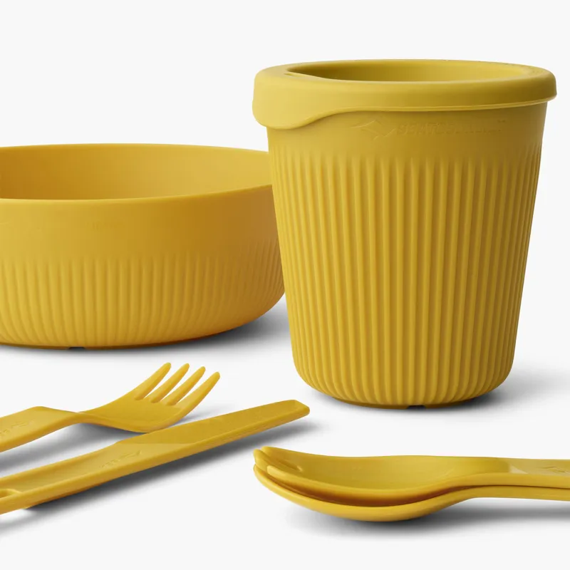 Sea to Summit Passage Dinnerware Six-Piece Set Yellow-3