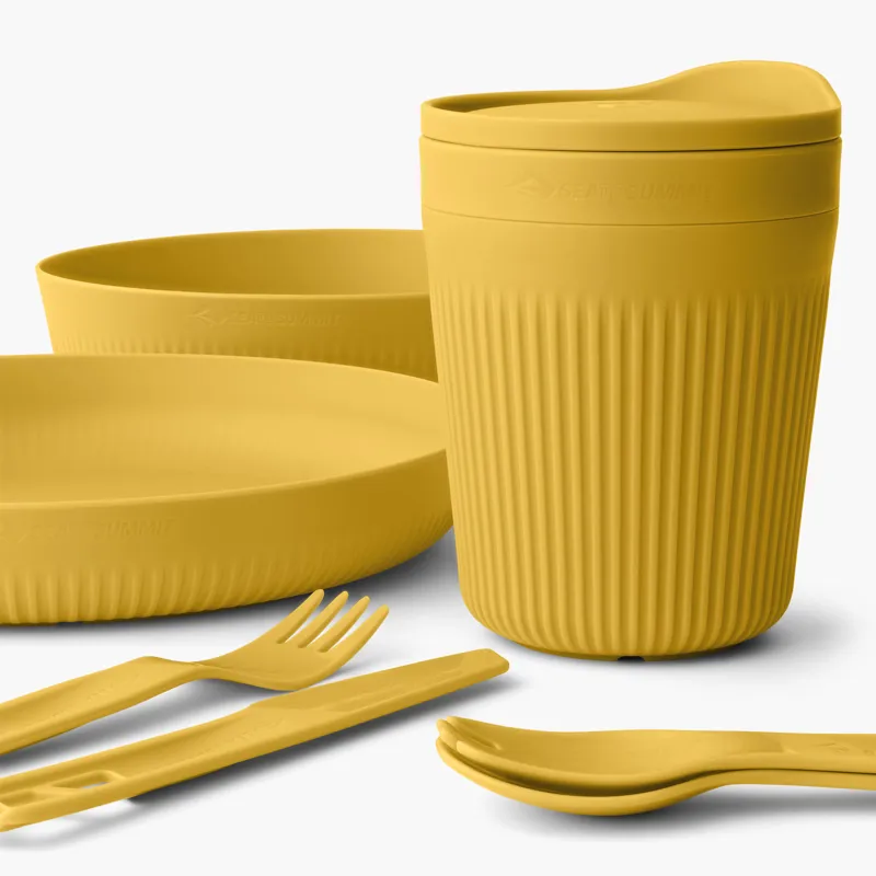 Sea to Summit Passage Dinnerware Set Seven-Piece Yellow-1