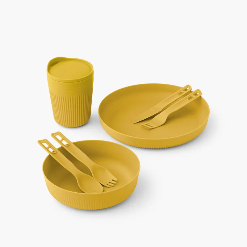 Sea to Summit Passage Dinnerware Set Seven-Piece Yellow-2