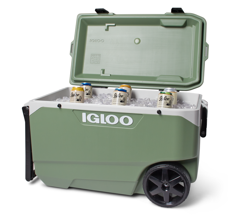 Igloo ECOCOOL Latitude 90 QT Roller Cooler RECALL DO NOT GO LIVE-4