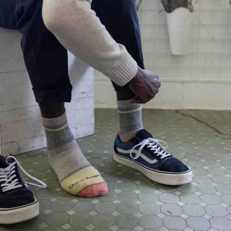 Darn Tough Men's Shorty Heavyweight Lifestyle Socks Rye-2