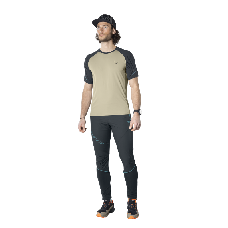 Dynafit Mens Alpine Pro SS T-Shirt Rock Khaki-2
