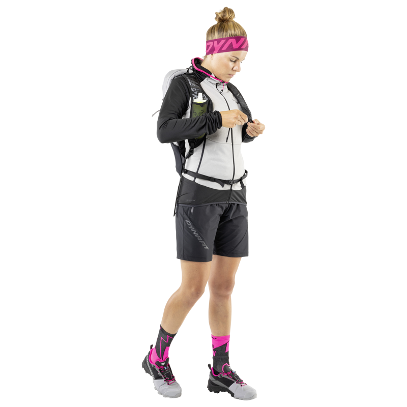 Dynafit No Pain No Gain Socks Pink Glo/Black Out-2