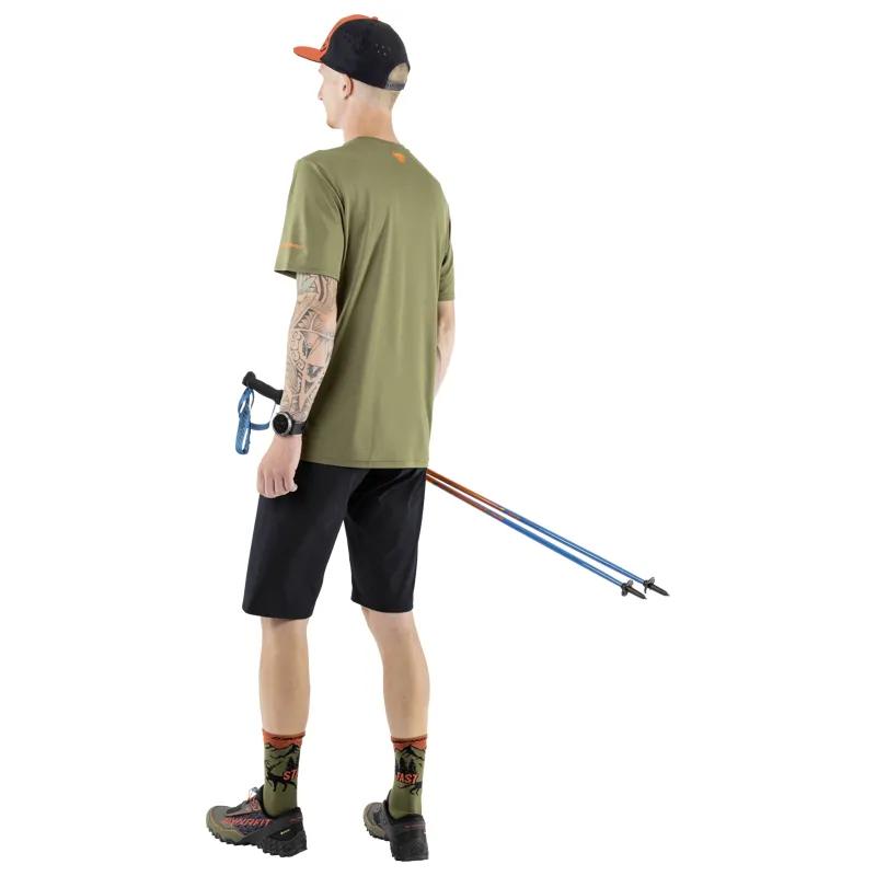 Dynafit Mens Transalper Hybrid Shorts Black Out-2