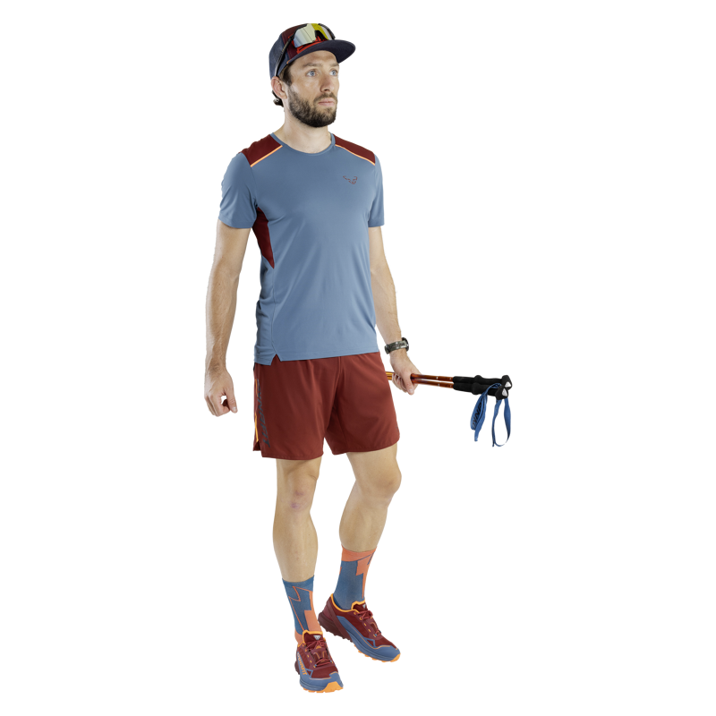 Dynafit Mens Alpine Pro 2 in 1 Shorts Syrah-1